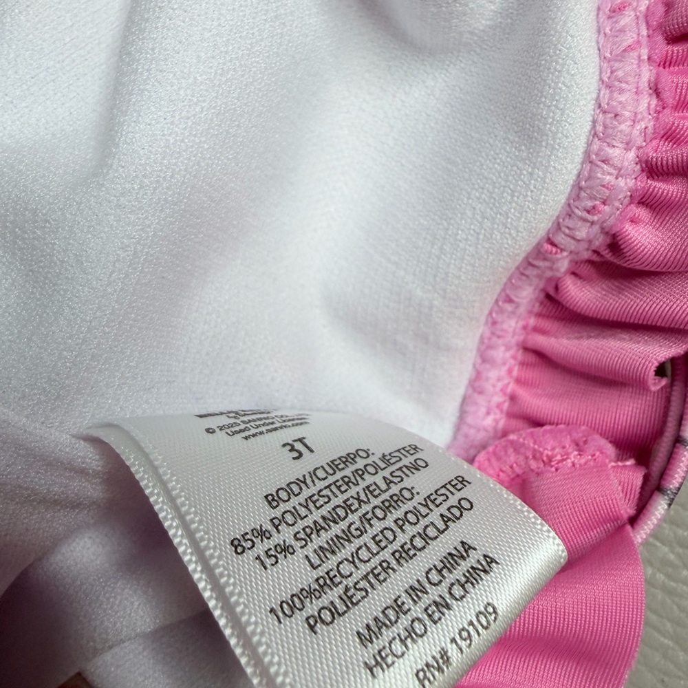 Pink Hello Kitty Ruffle Bikini Top 3T - Picture 4 of 6